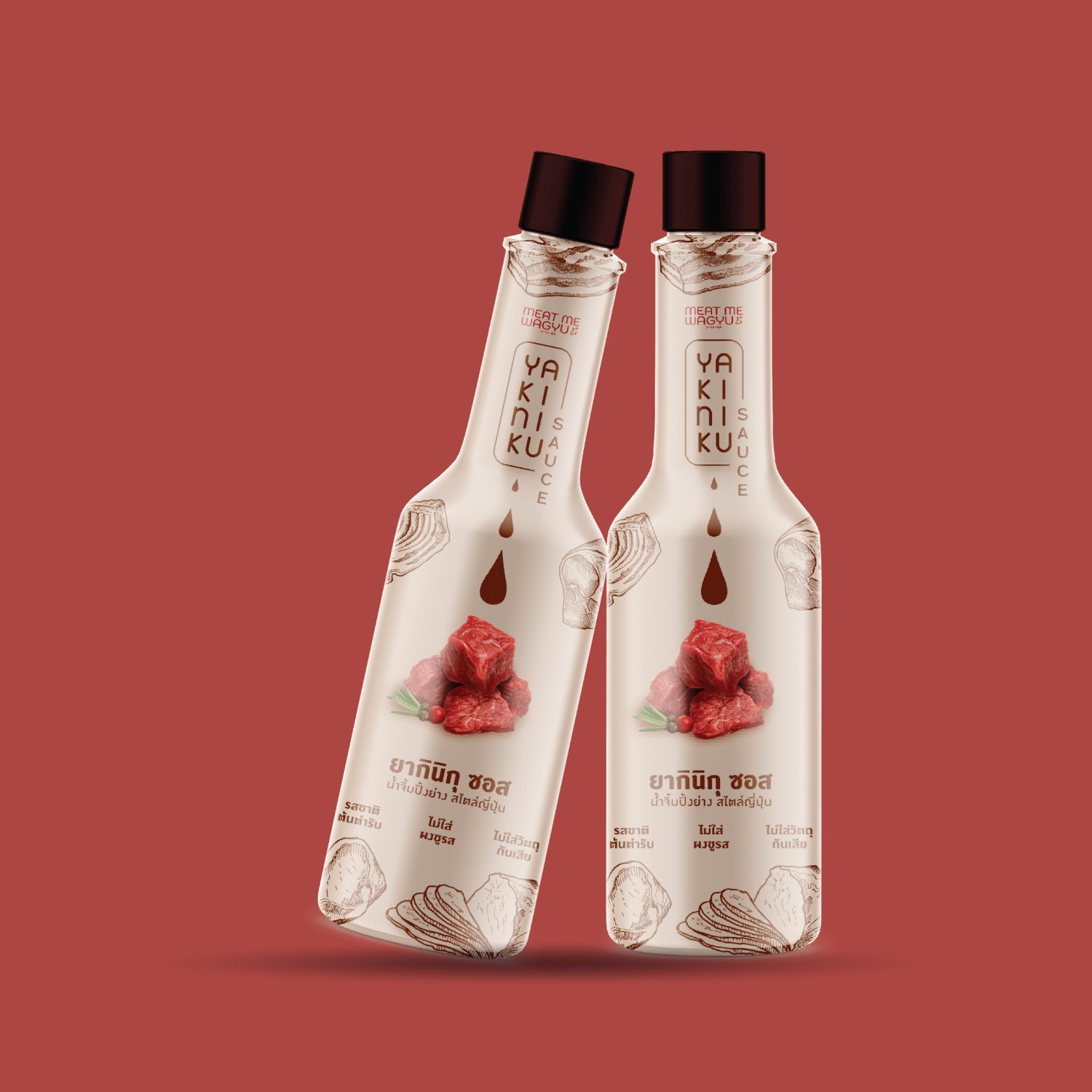 ตัวอย่างออกแบบแพคเกจจิ้งอย่างมืออาชืพ PROFESSIONAL SAUCE PACKAGING — project image 1