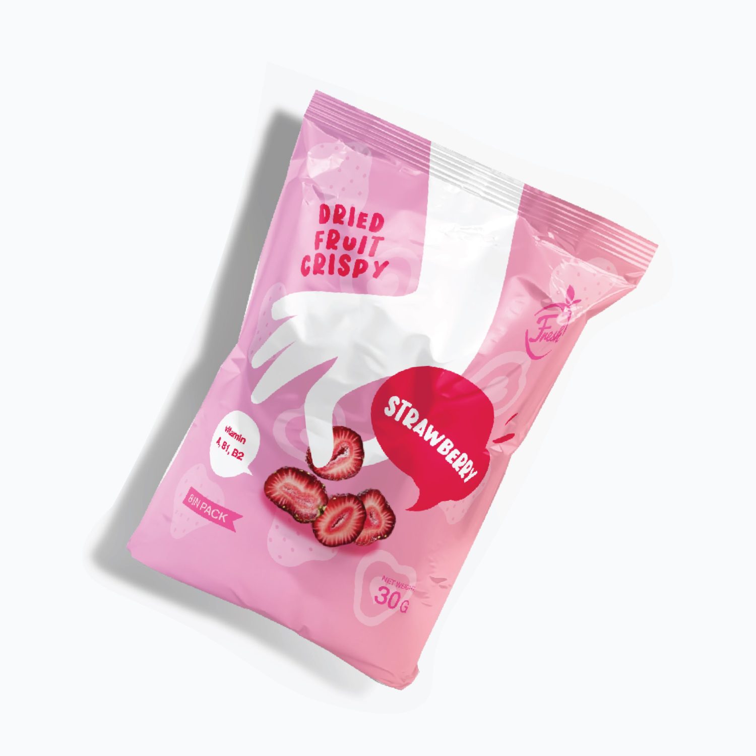 ตัวอย่างออกแบบแพคเกจจิ้งอย่างมืออาชืพ PROFESSIONAL DRIED FRUIT PACKAGING — ภาพผลงาน 5