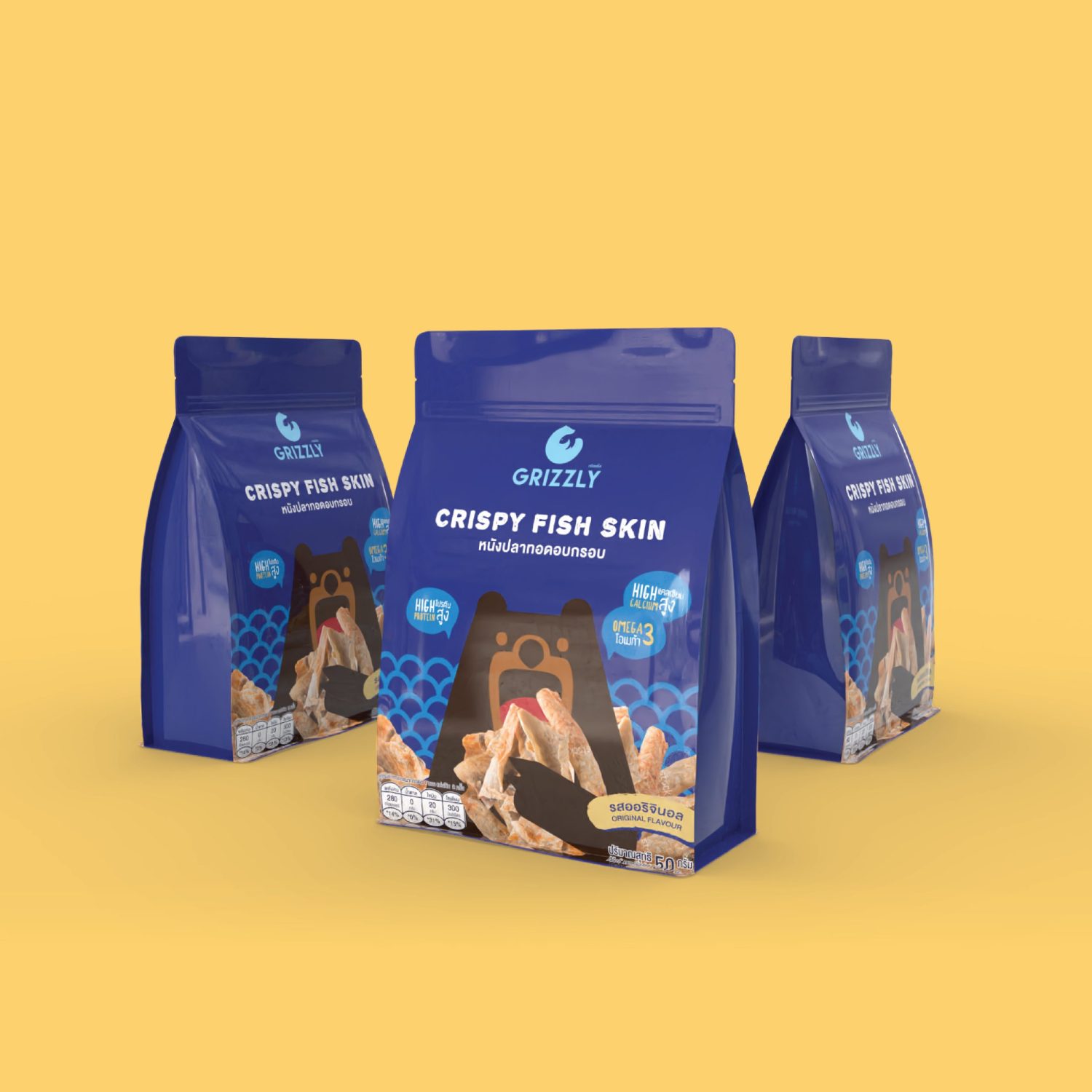ตัวอย่างออกแบบแพคเกจจิ้งอย่างมืออาชืพ PROFESSIONAL SNACK PACKAGING — project image 7