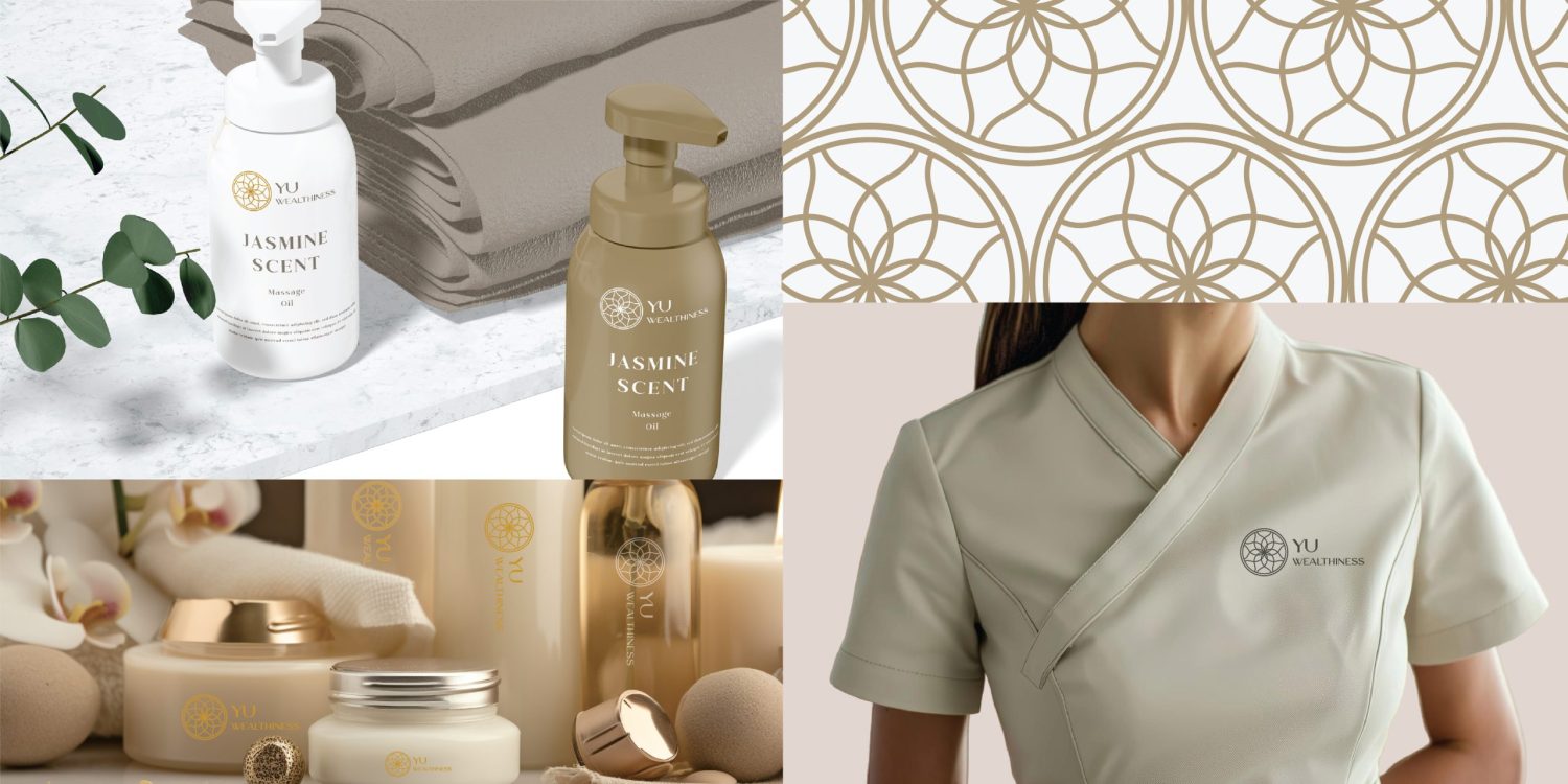 ตัวอย่างงานออกแบบโลโก้โรงแรม รีสอร์ต และสปา LOGO HOTEL & MASSAGE — project image 3