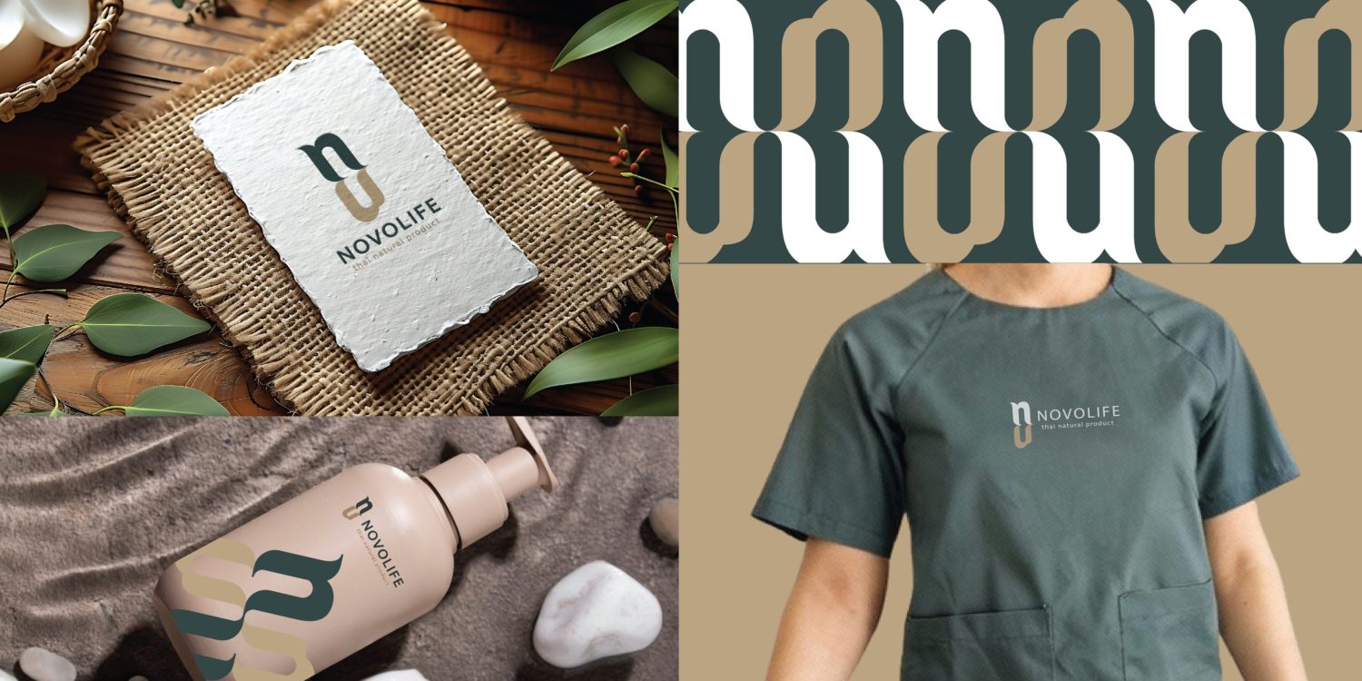 ตัวอย่างงานออกแบบโลโก้โรงแรม รีสอร์ต และสปา LOGO HOTEL & MASSAGE — project image 4