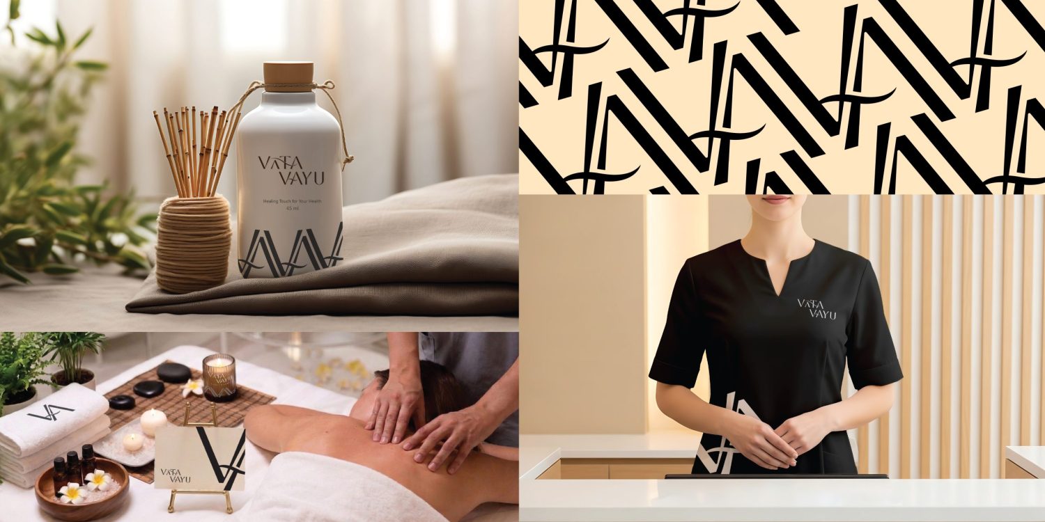 ตัวอย่างงานออกแบบโลโก้โรงแรม รีสอร์ต และสปา LOGO HOTEL & MASSAGE — project image 8